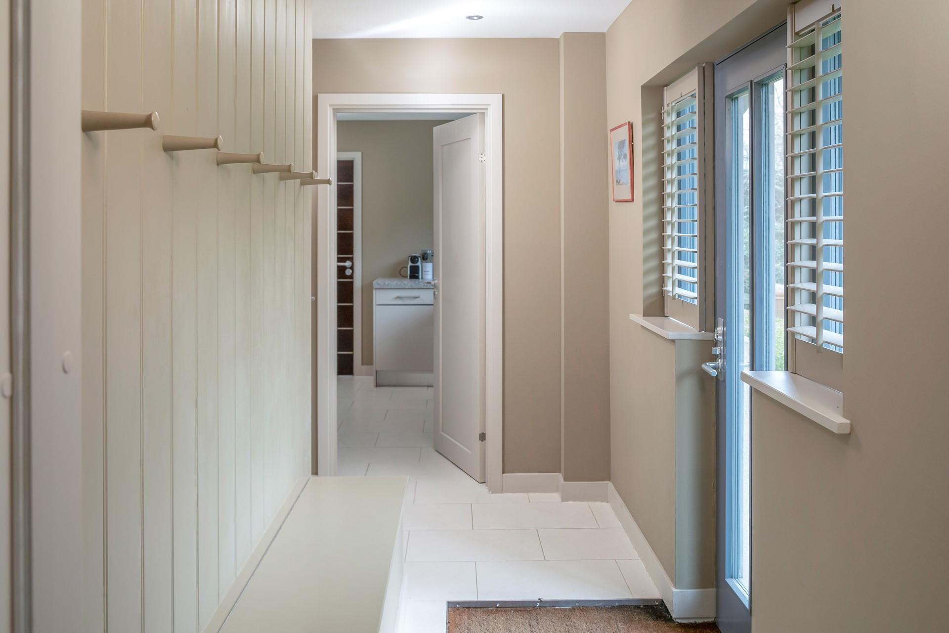 The handy coat and boot storage is ideal after coastal walks.