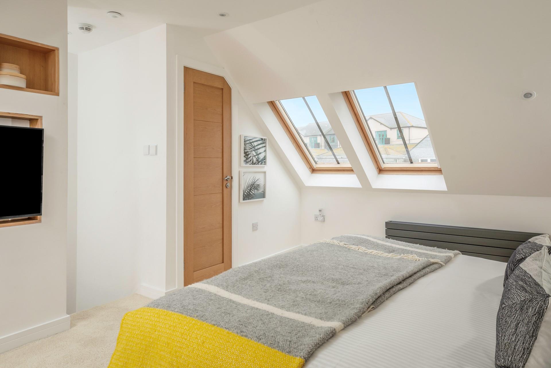 Bedroom 3 is light and spacious and is located at the top of the house.