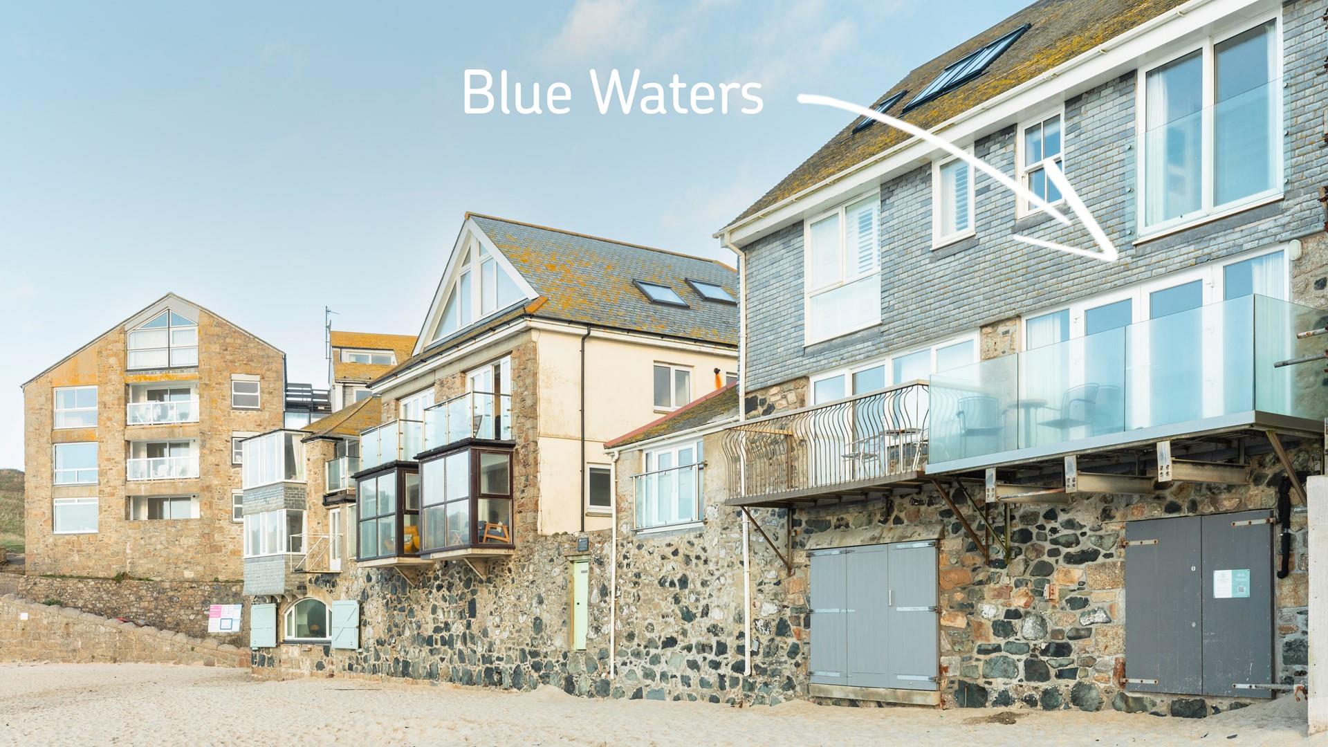 You can't get any closer than this to Porthmeor beach!