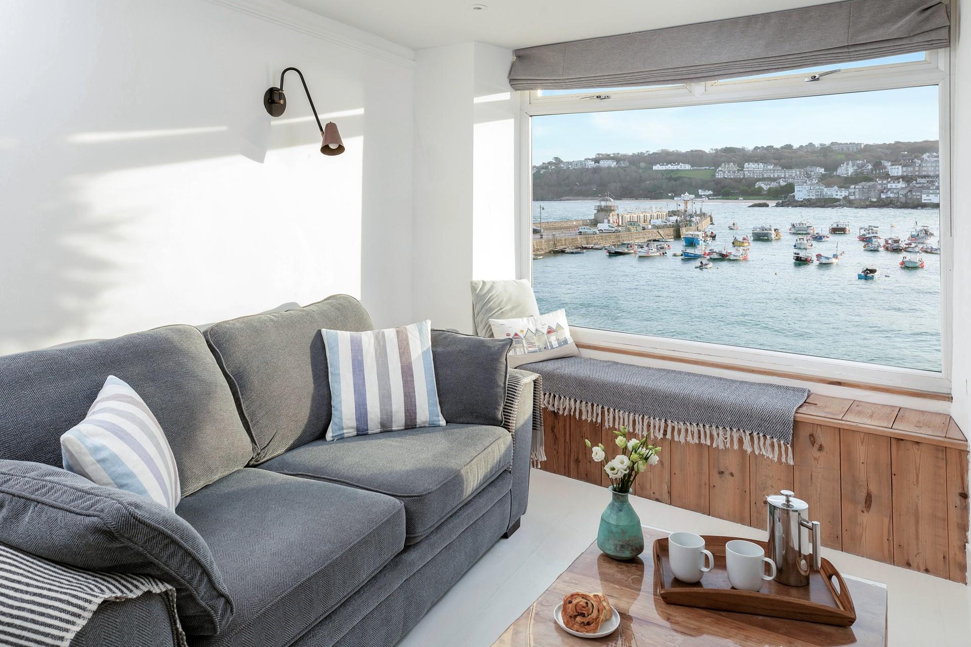 Picture perfect views from the second floor lounge.