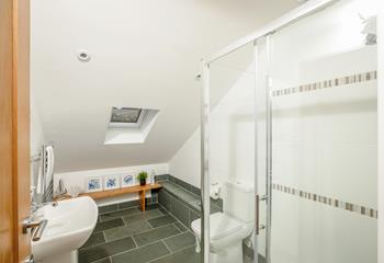 The additional shower room makes getting ready a breeze.