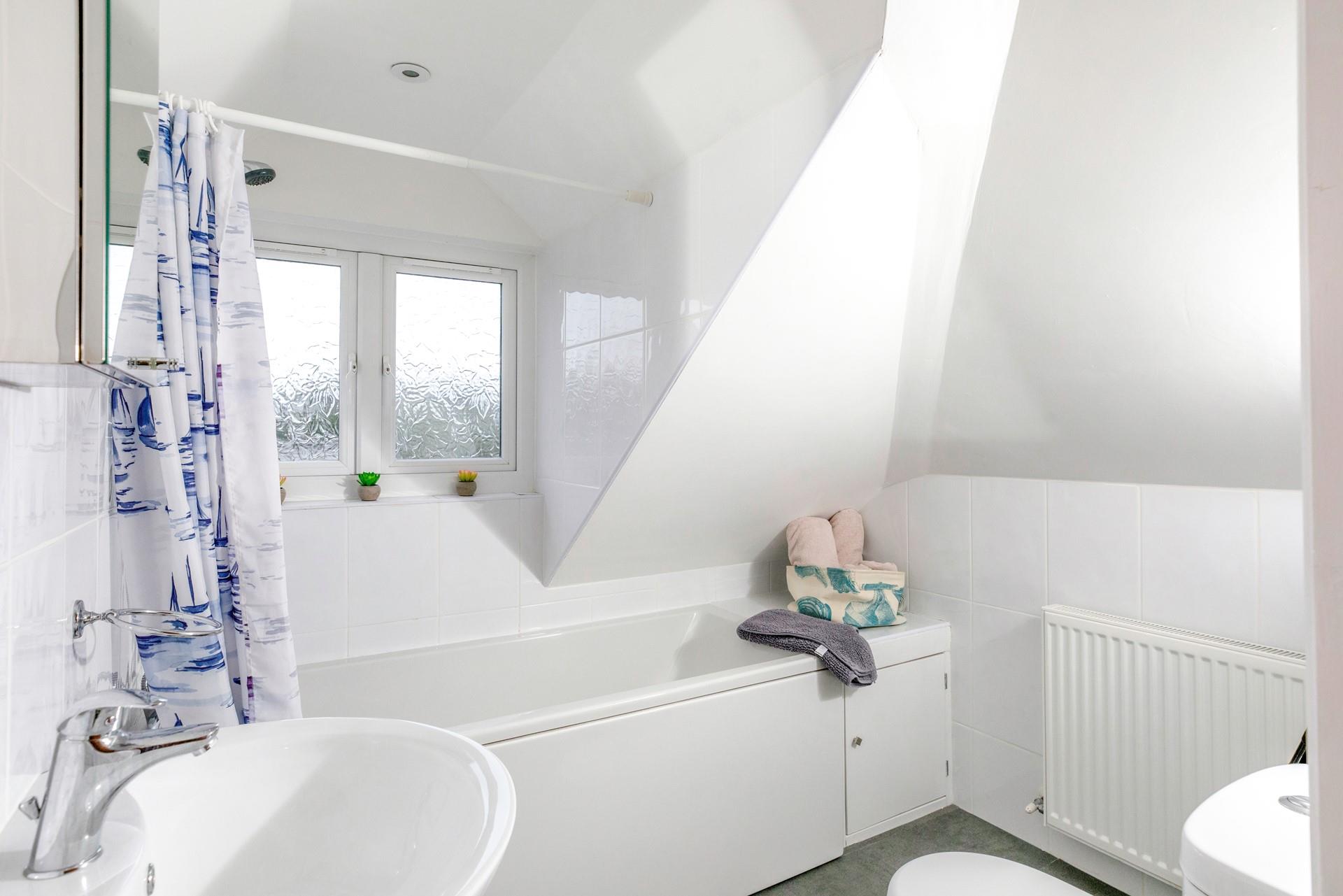 Run a relaxing bath after a coast path ramble.