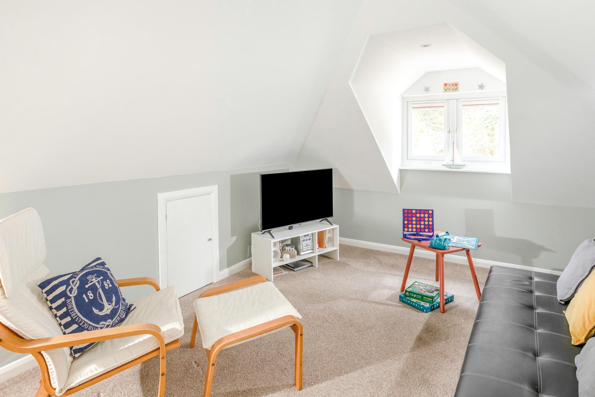 Let the kids get stuck into games in the snug.