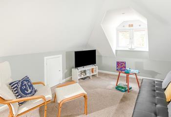 Let the kids get stuck into games in the snug.