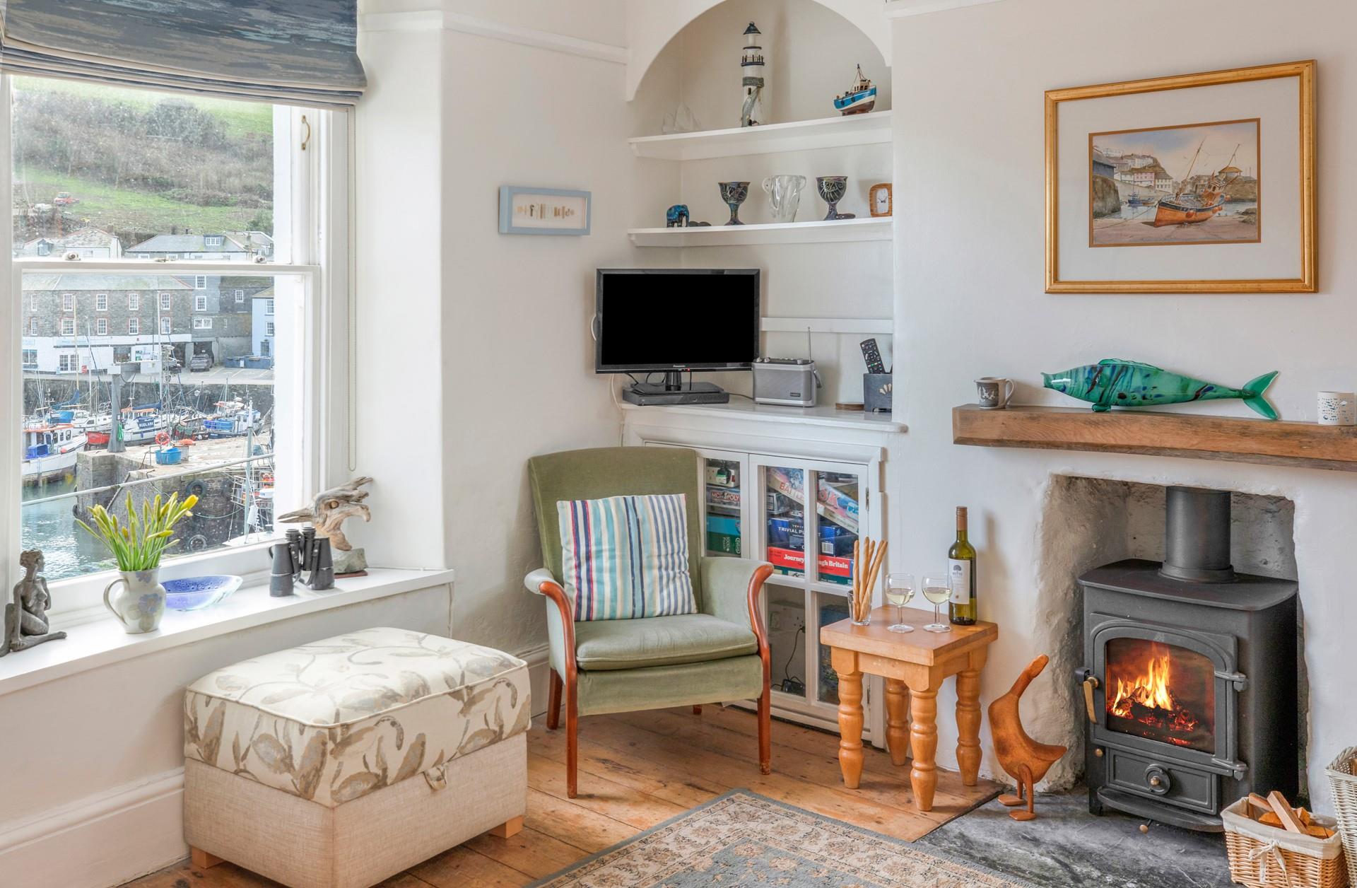 Sit and relax, watching the boats bob in the harbour.