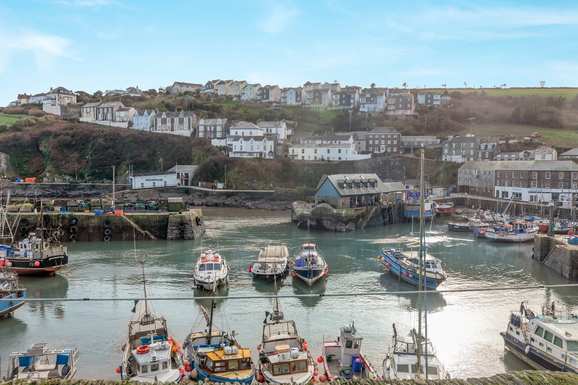 Pick up the coast path and take a walk to nearby Portmellon.