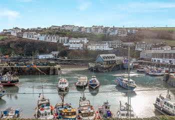 Pick up the coast path and take a walk to nearby Portmellon.