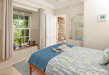 Wake up to views across the gardens.