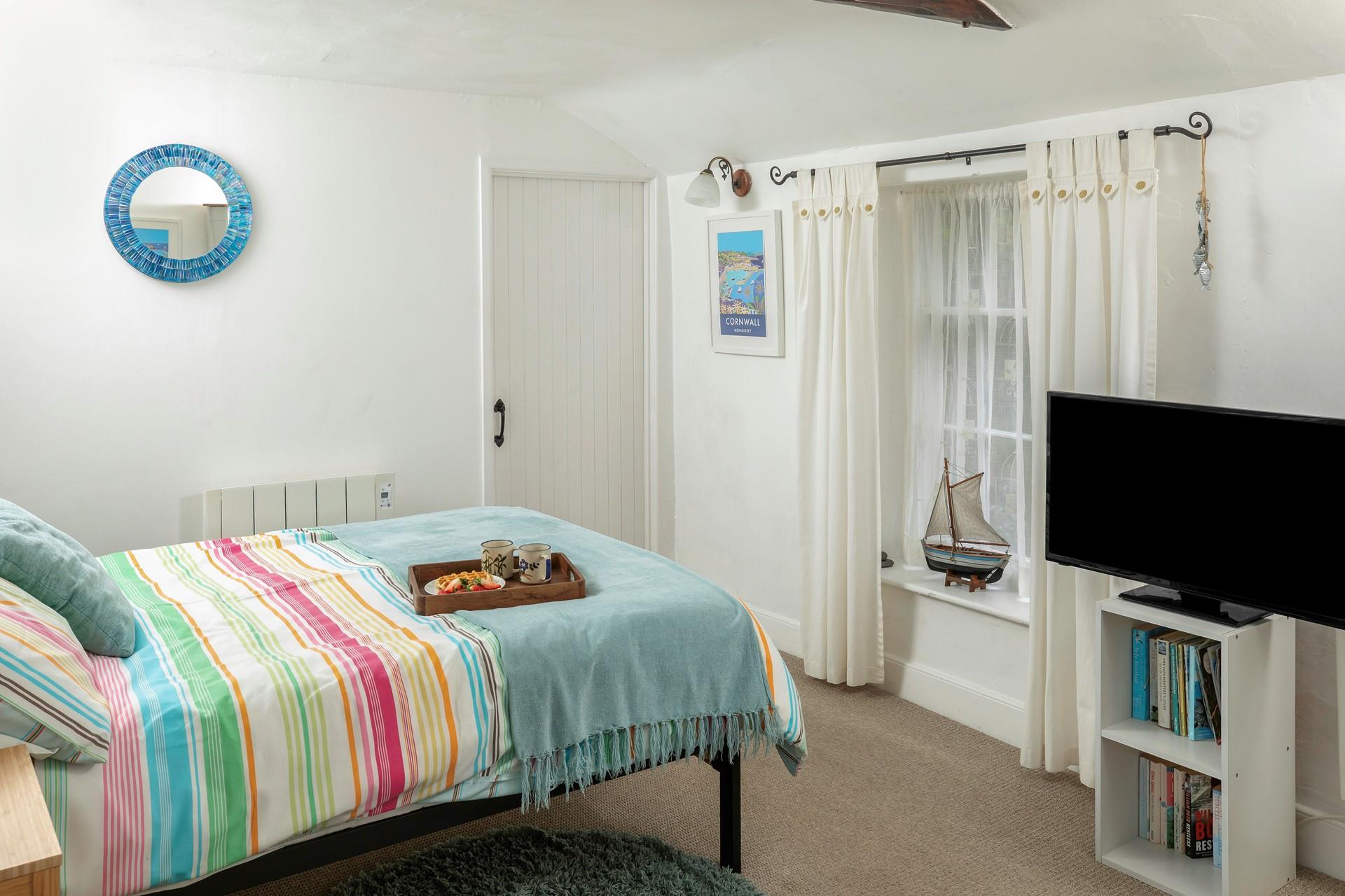 Wake up to lovely views across Heligan valley.