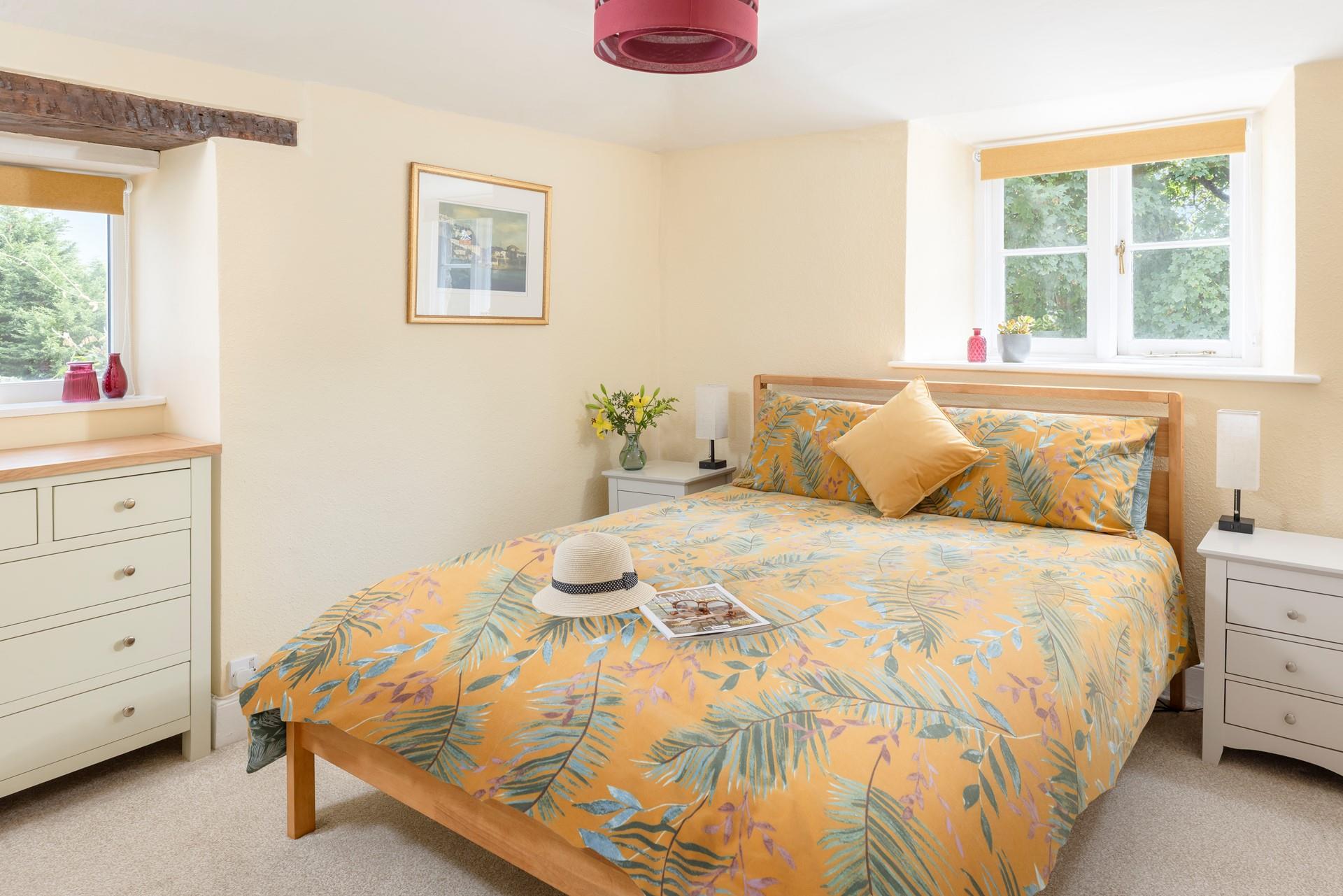 Dual aspect windows make the most of the bedroom view.