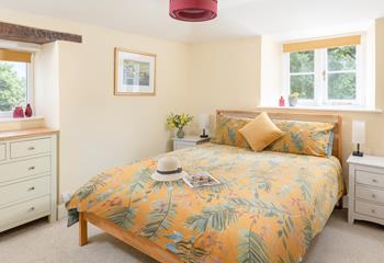 Dual aspect windows make the most of the bedroom view.