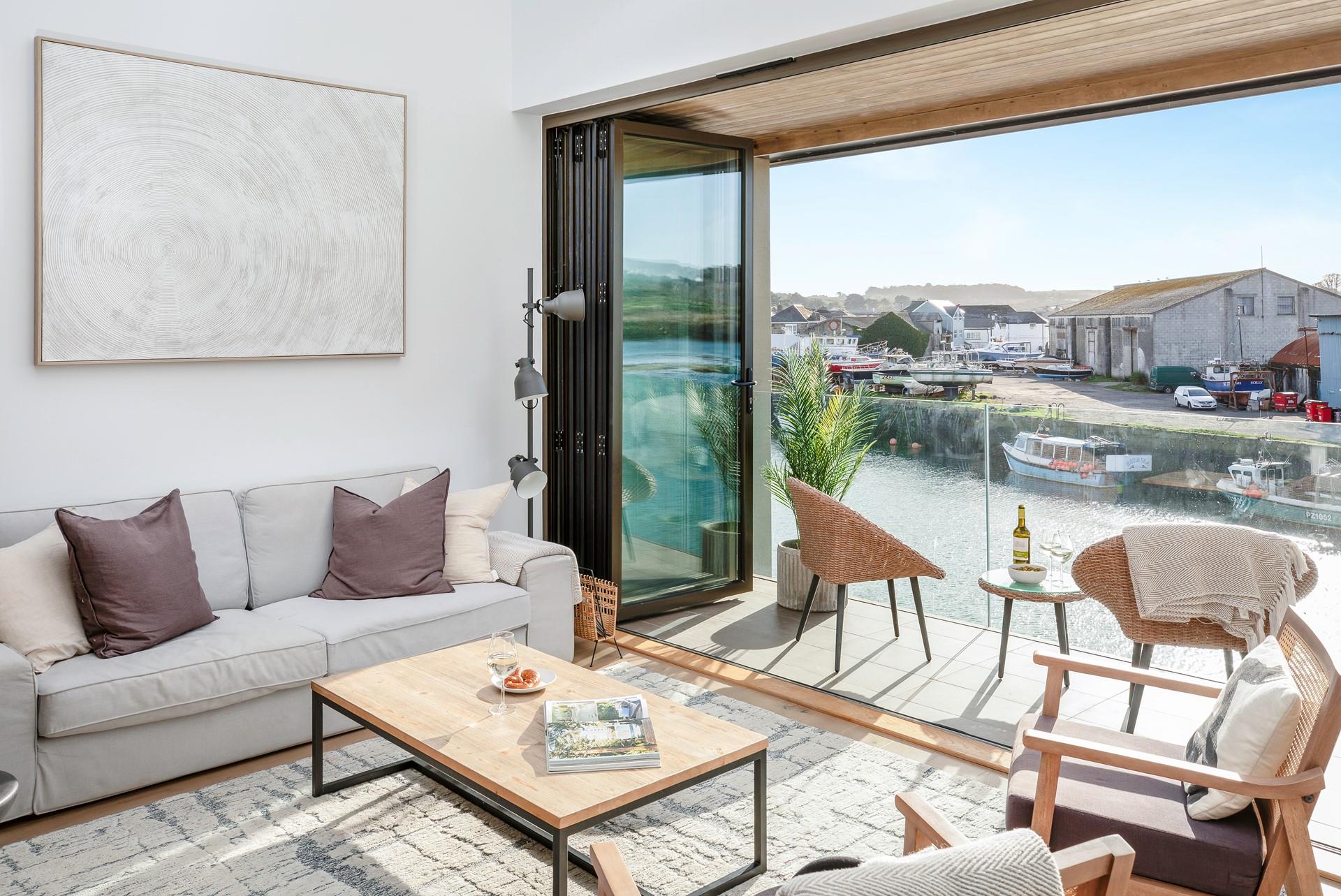 Open the bi fold doors and let the summer breeze in.