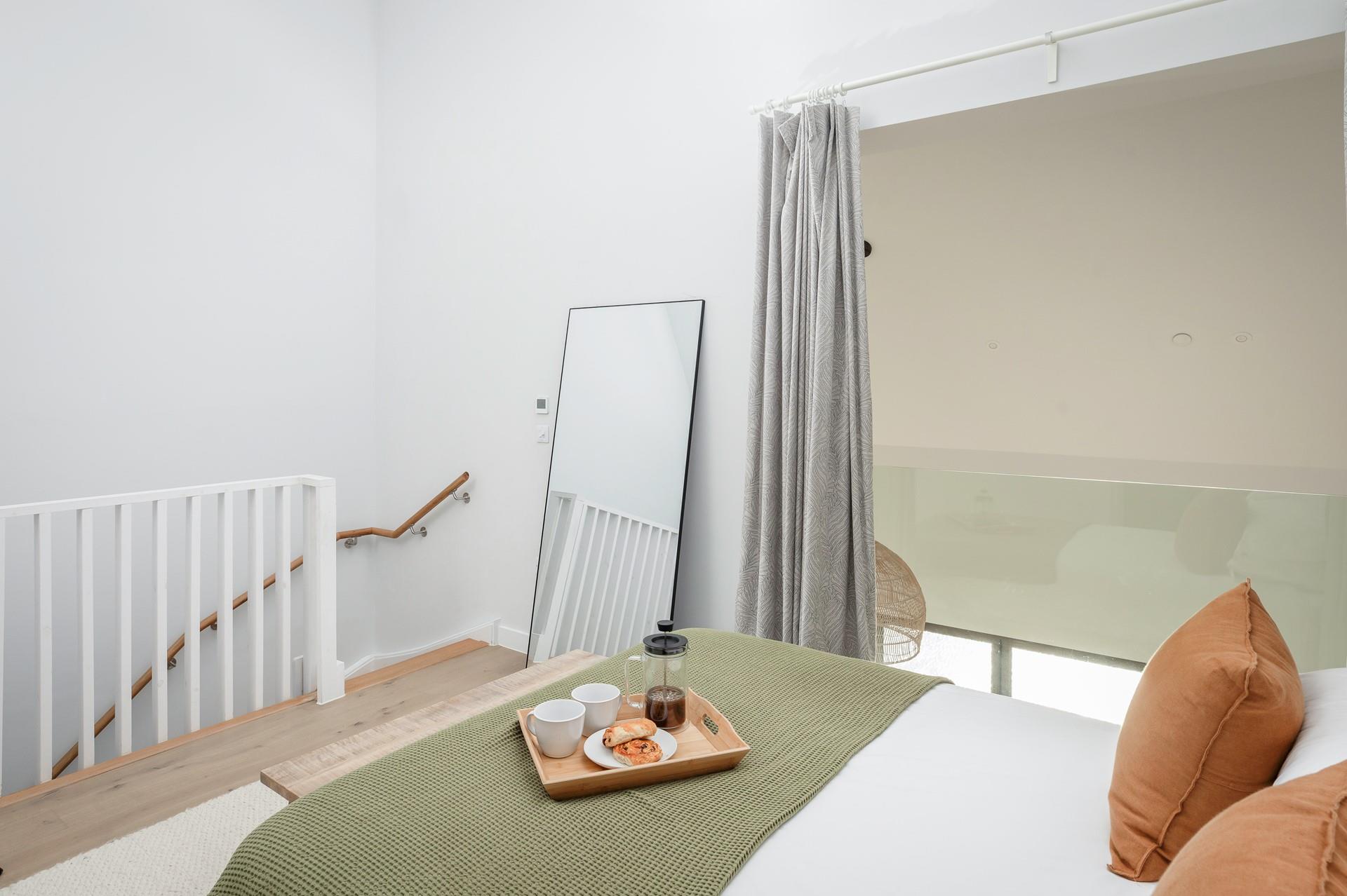 Start the day with coffee and pastries.