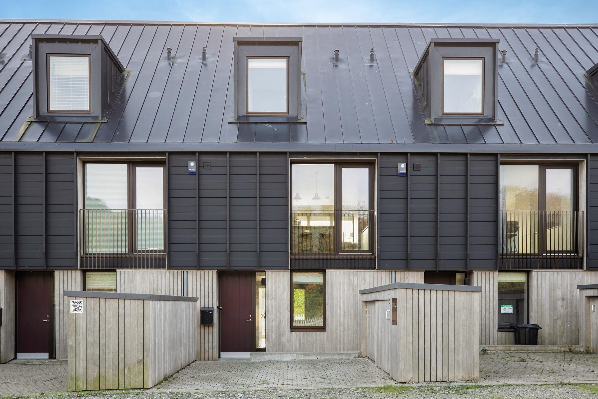 There is a parking space right outside the apartment.