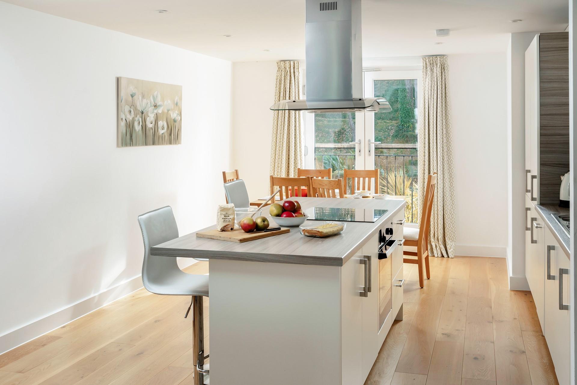 Cook up delicious desserts and comfort meals in the kitchen.