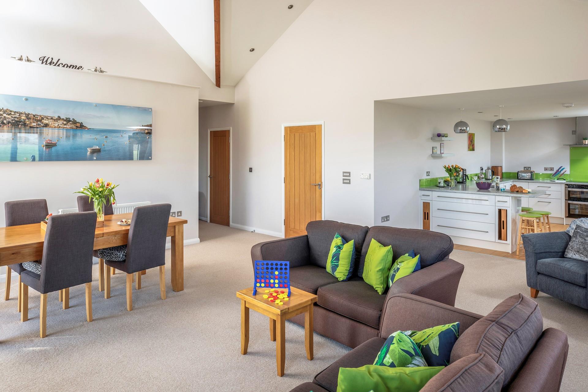 The open plan living area is the ideal space to relax and unwind.