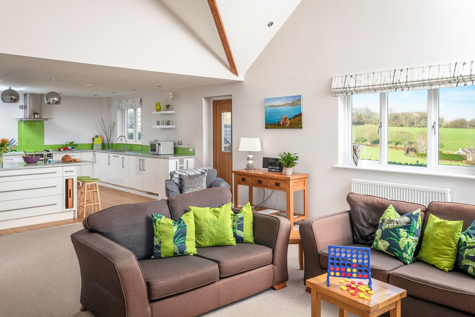 Relax and unwind in the comfy sitting room.