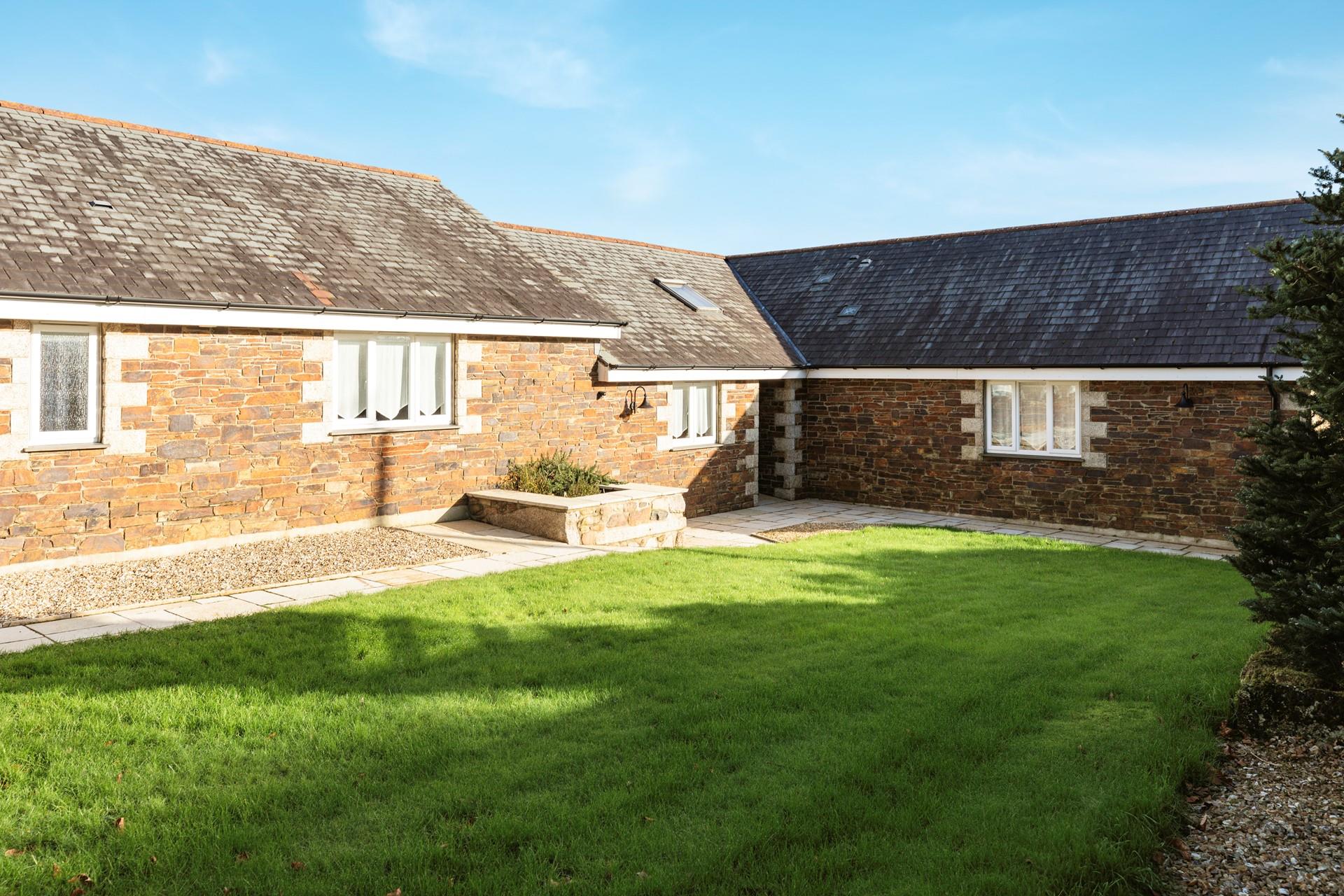 Soak up the sun in the garden.