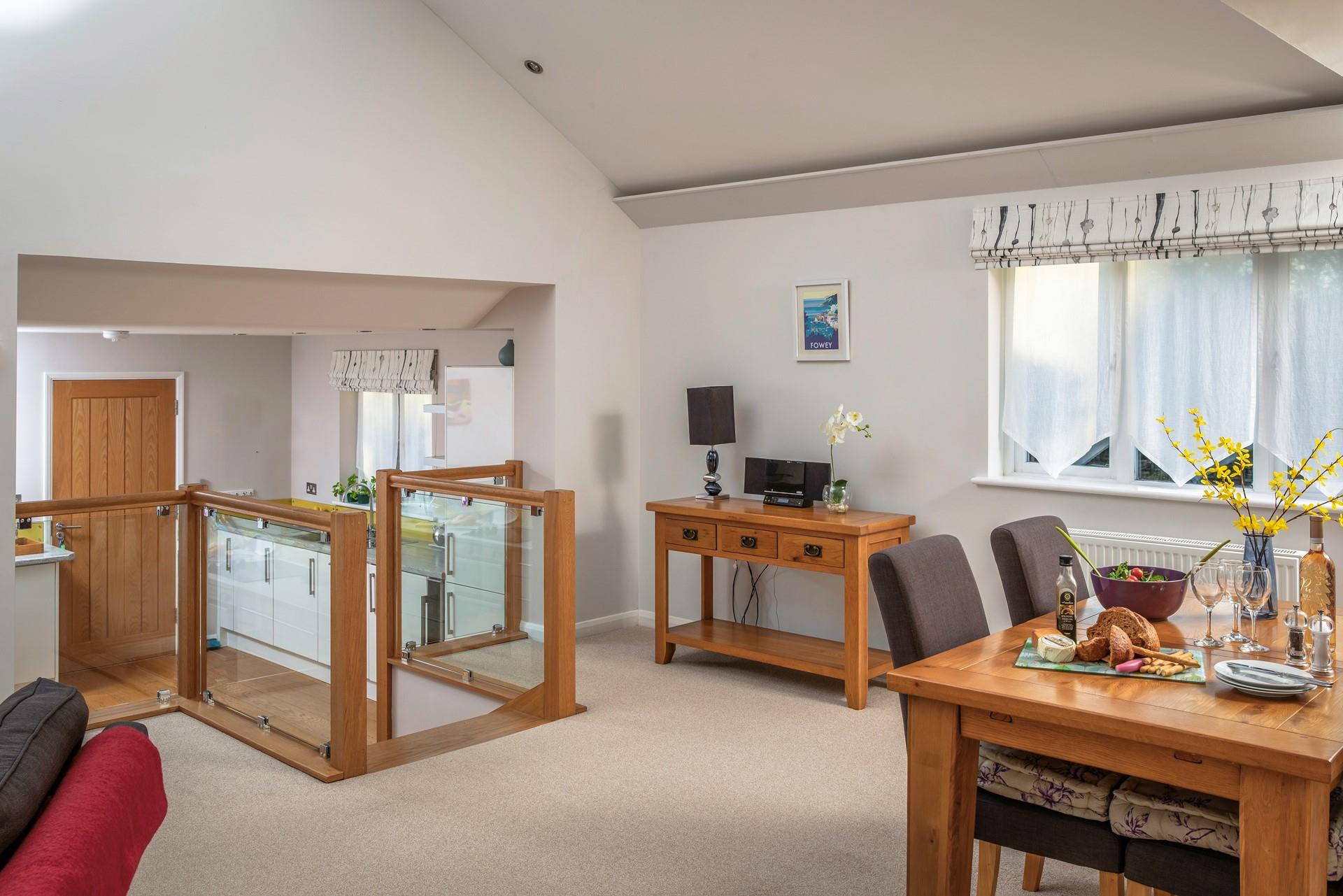 Tuck into a delicious meal with the family around.