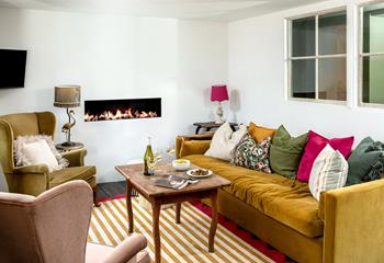 Cosy up in front of the fire after a day spent exploring Penzance.