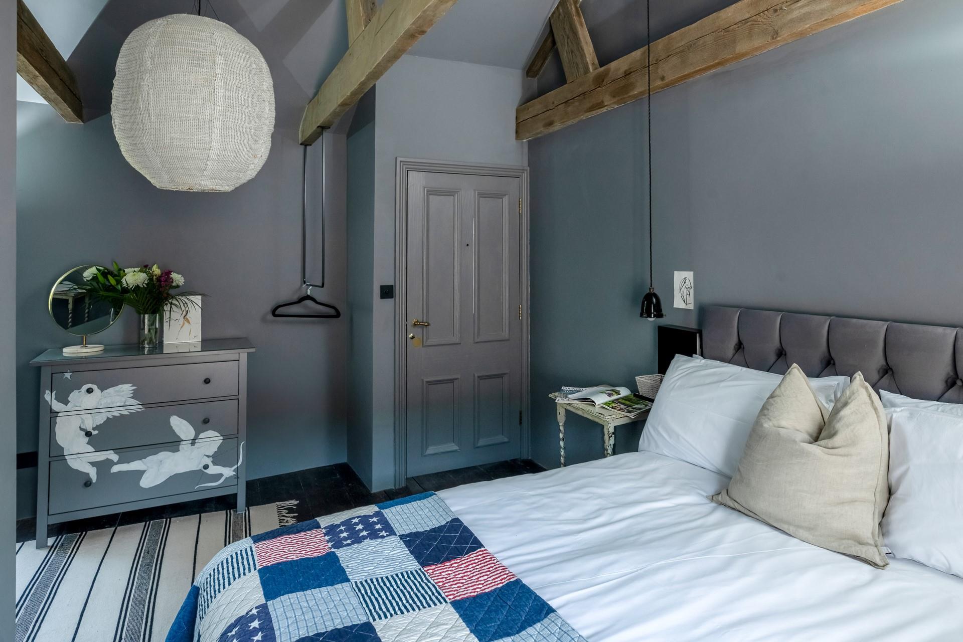 Climb into the king size bed and drift into a dreamy slumber.