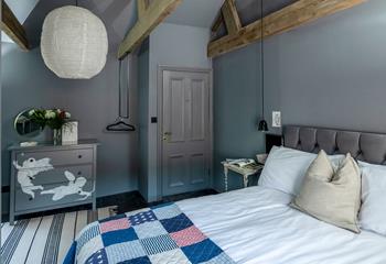Climb into the king size bed and drift into a dreamy slumber.