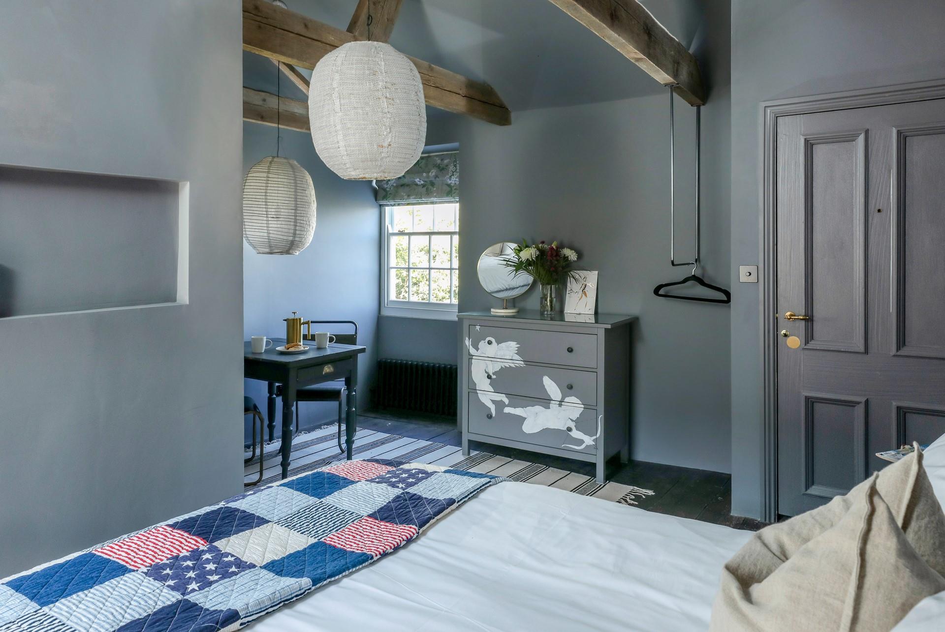 We love the floor-to-ceiling colour drenching!