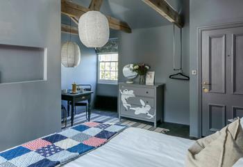 We love the floor-to-ceiling colour drenching!