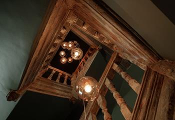Look up and you can see how this house got its name!