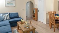 Relax and unwind in the cosy living space.