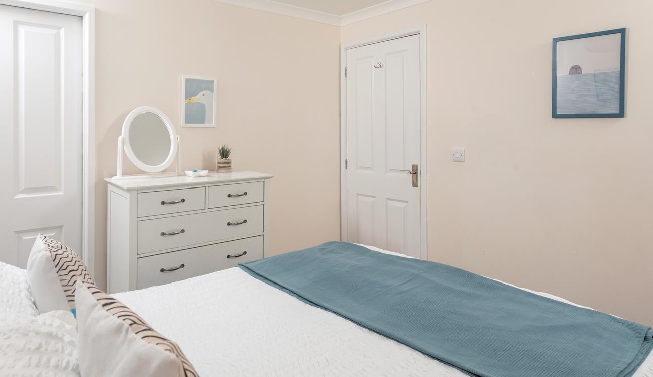 There's plenty of space for storing your holiday wardrobe.