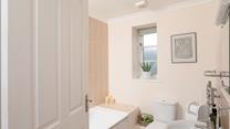 The family bathroom has a spa-like feel and all the amenities you need!
