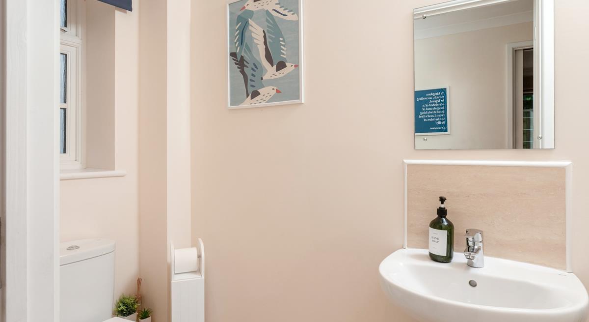 There's a handy cloakroom on the ground floor.