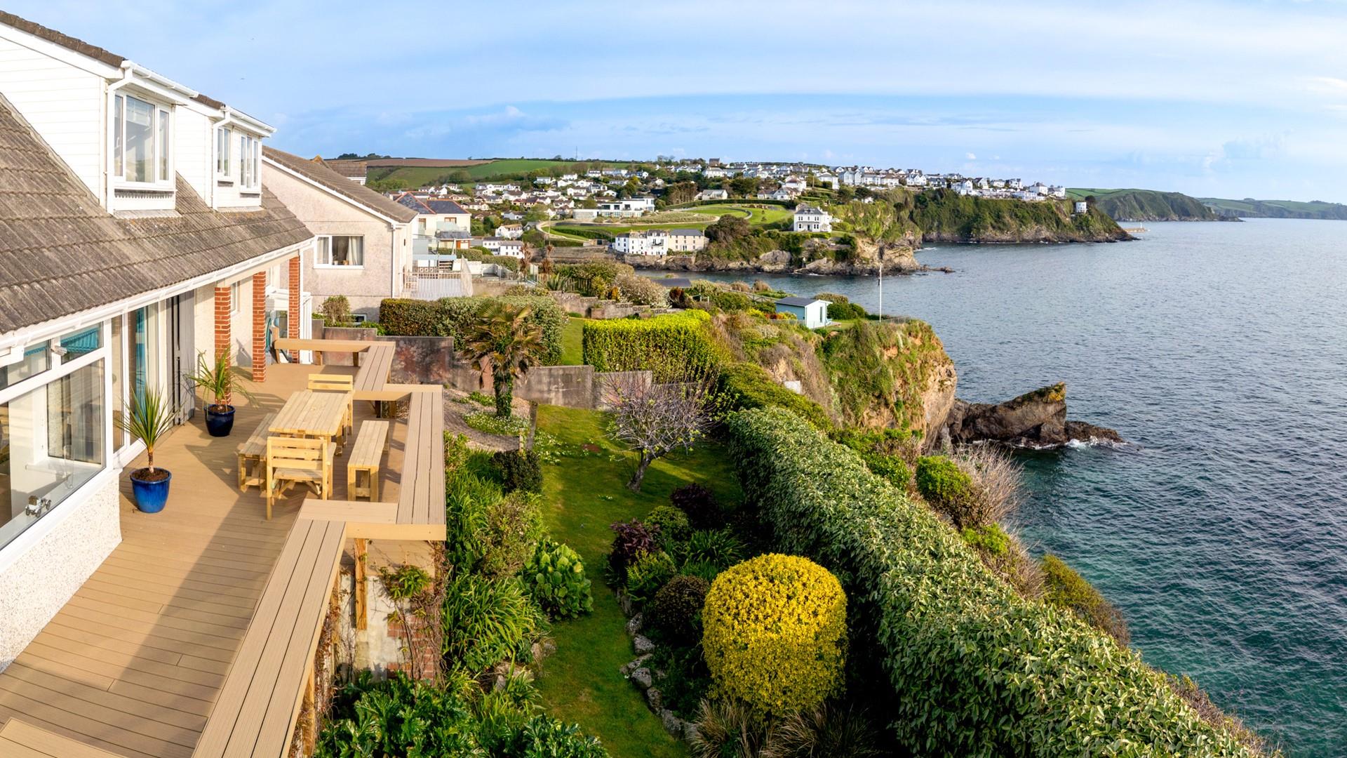 Take a walk to Portmellion and discover the idyllic cove.