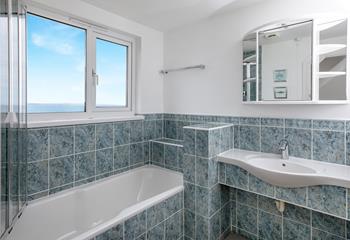 Run a bubble bath and unwind at the end of the day.