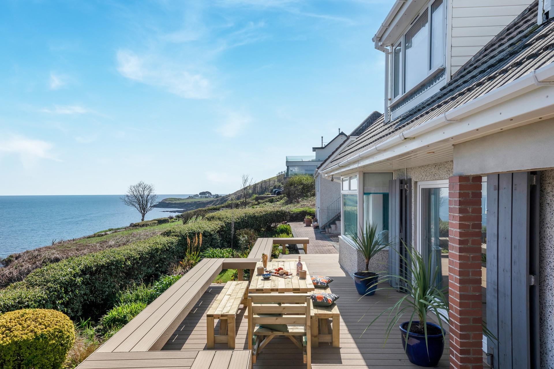 Enjoy long lazy lunches on the decking.