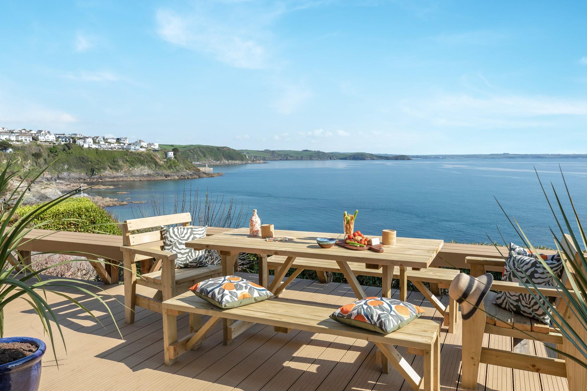 Tuck into a feast with a view!