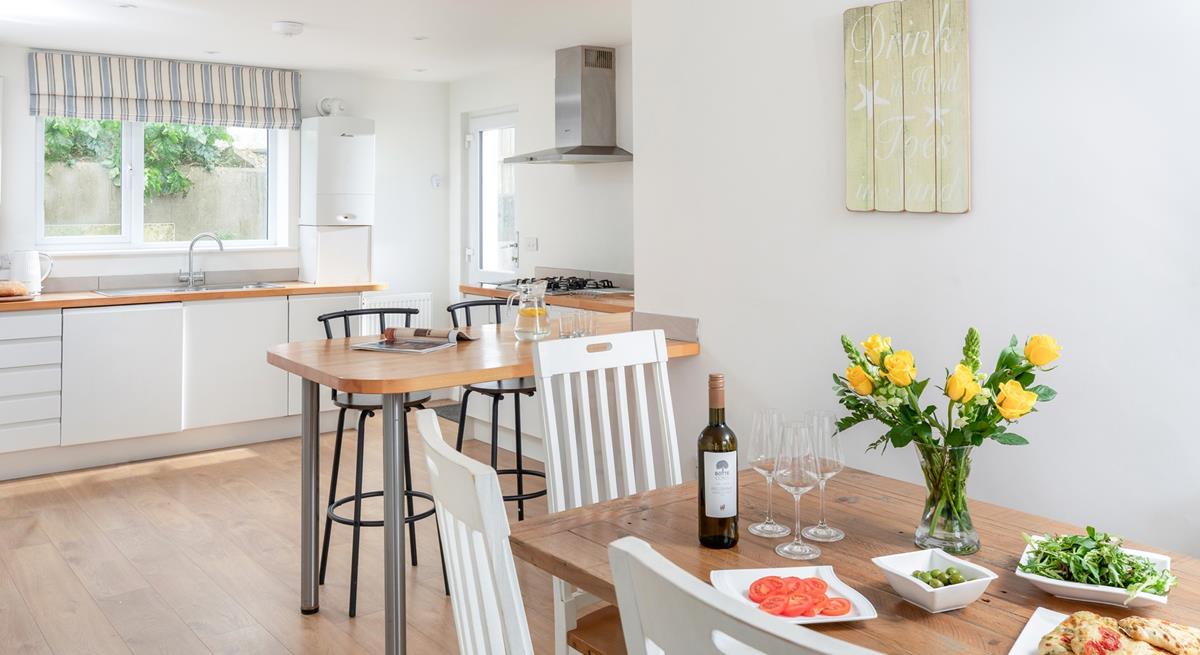 Gather around the dining table and tuck into a feast.