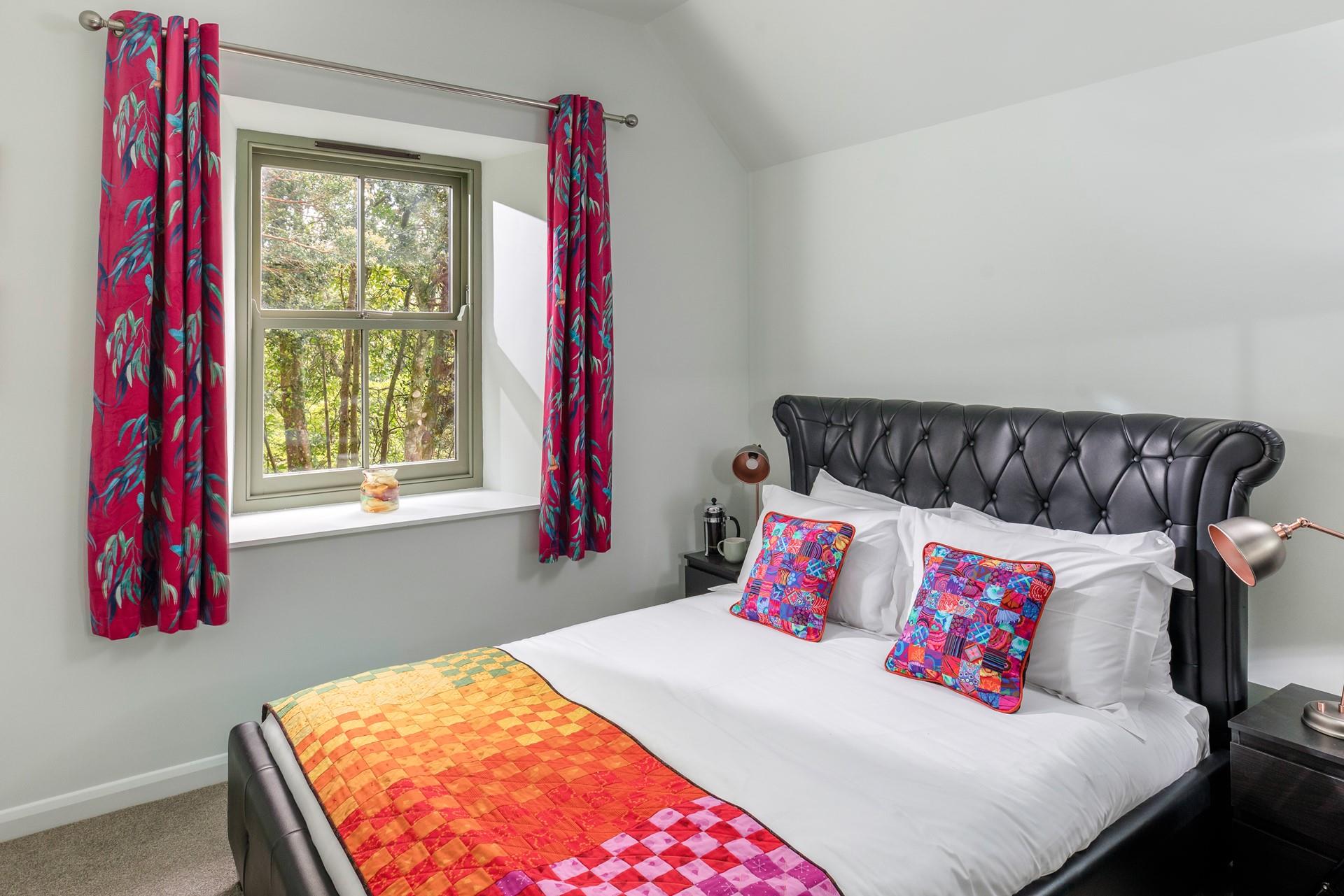 Wake up to views across the beautiful gardens.