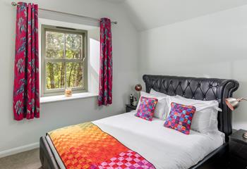 Wake up to views across the beautiful gardens.