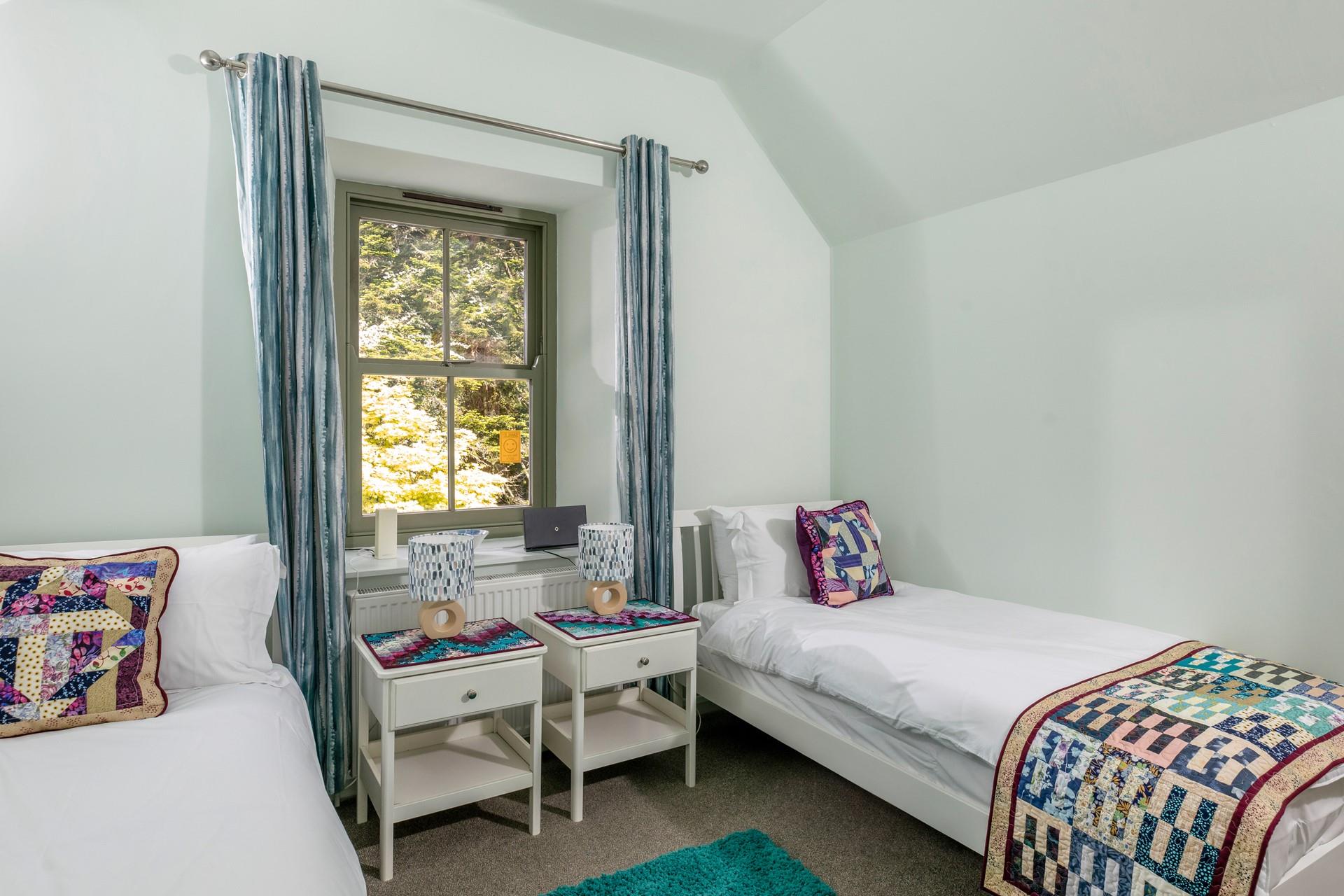 The twin bedroom is ideal for adults or children alike!