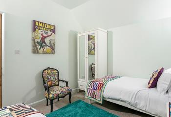 There's plenty of wardrobe storage too.
