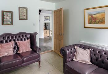 Beautiful period styling blends with modern amenities throughout the cottage.