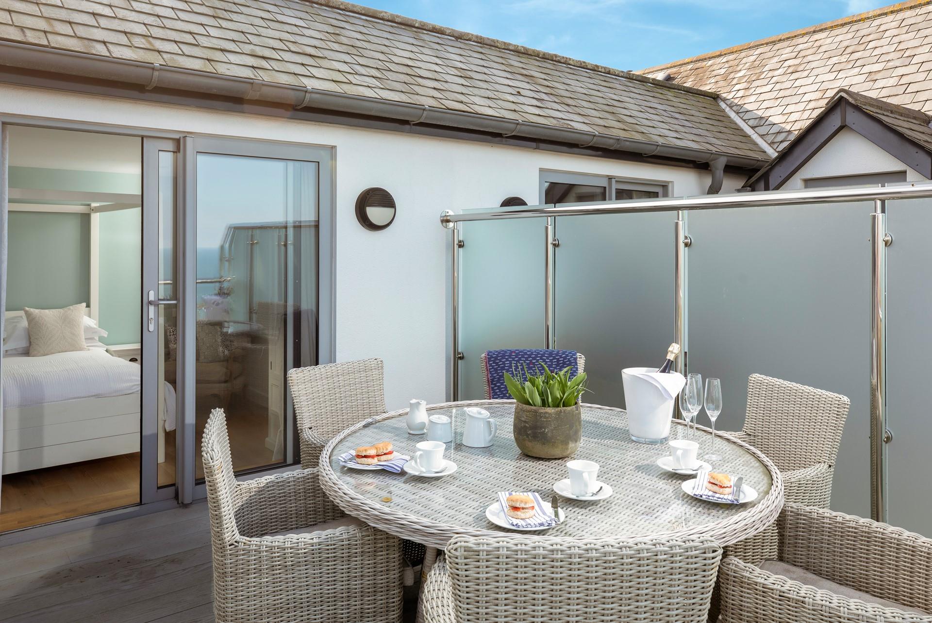 Treat yourself to cream tea and prosecco on a sunny afternoon.