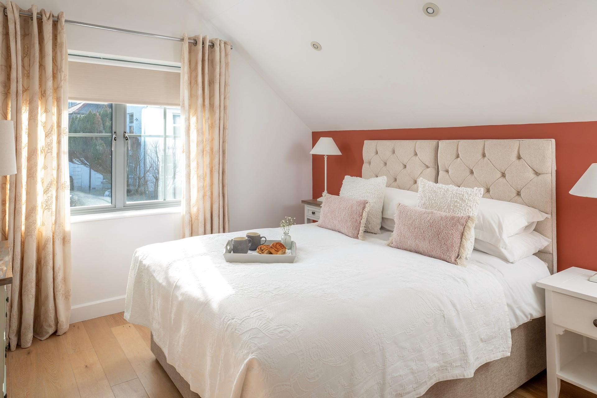 The bedrooms are tastefully decorated and a cosy space to rest.