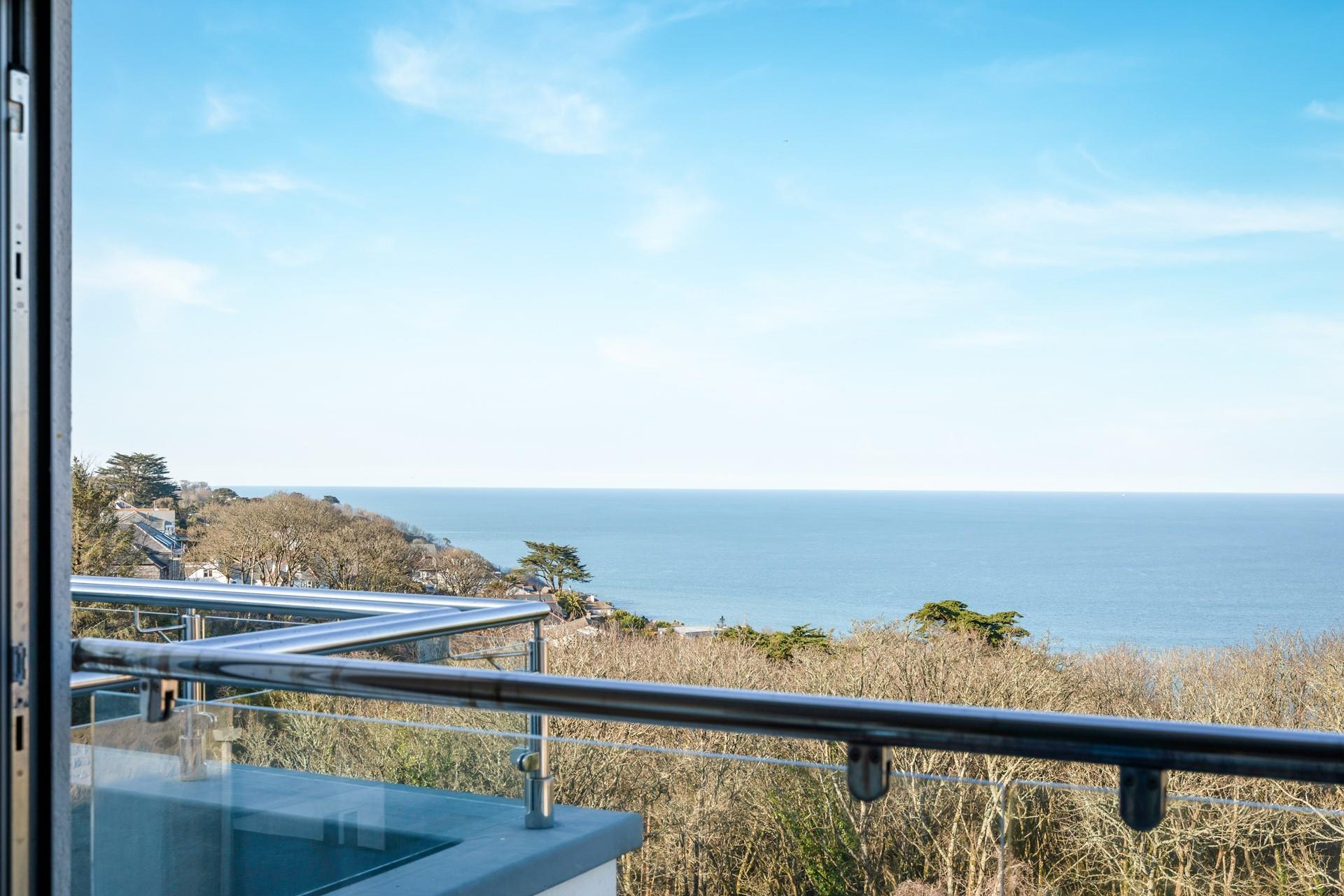 Watch the sun come down from the balcony.