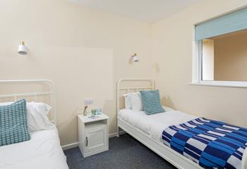 Bedroom 2 has twin beds and is the ideal base to return to.