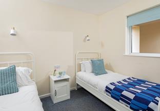 Bedroom 2 has twin beds and is the ideal base to return to.
