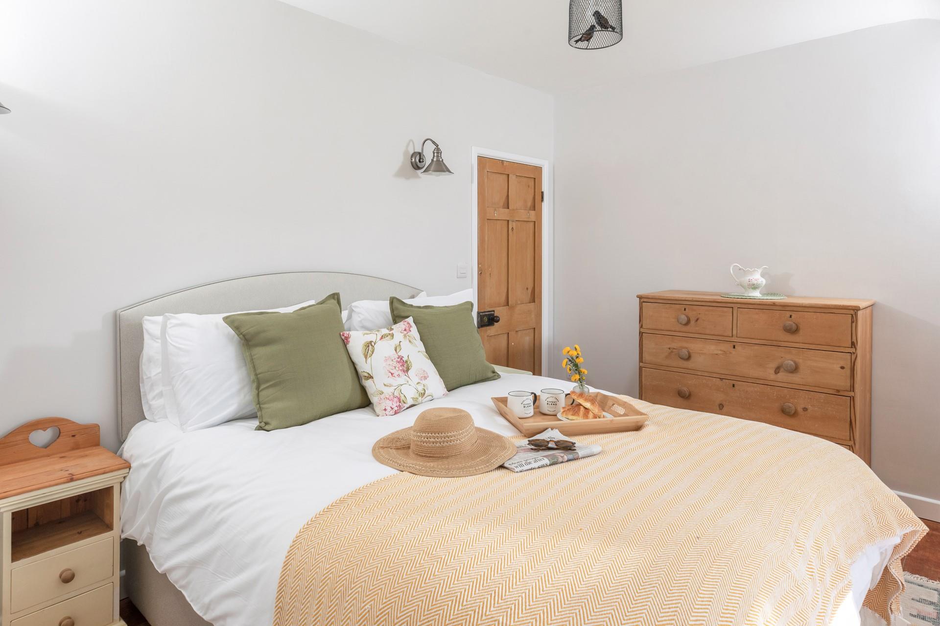 Start the day with warm pastries and coffee.