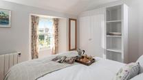 The bedrooms are modern and a calming space to relax.